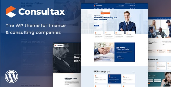 Consultax v1.0.3 &#8211; Financial &amp; Consulting WordPress Theme