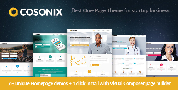 Cosonix v4.0.1 &#8211; One-Page Theme for eBook, App and Agency