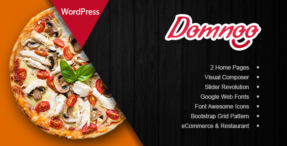 Domnoo v1.14 &#8211; Pizza &amp; Restaurant WordPress Theme