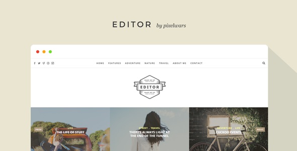 Editor v1.5.4 &#8211; A WordPress Theme for Bloggers