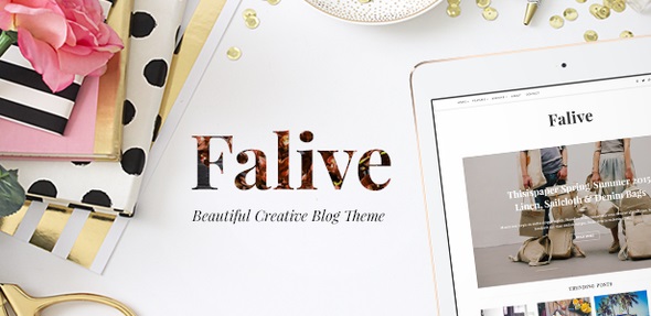 Falive v1.1.2 &#8211; Beautiful Creative &amp; Fashion Blog Theme