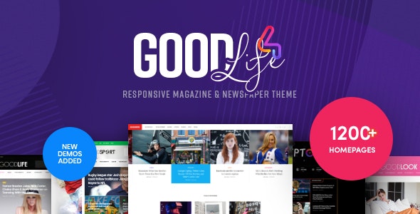 GoodLife v4.1.6.1 &#8211; Magazine &amp; Newspaper WordPress Theme