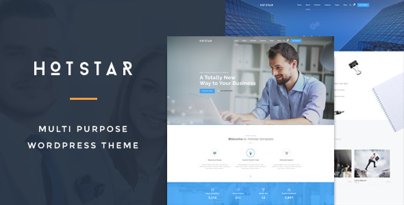 HotStar v1.3 – MultiPurpose Business WordPress Theme