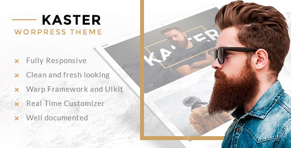 Kaster v1.0.2 — Creative, Blog, Portfolio WordPress Theme for Artists, Agencies, lancers &amp; Photographer