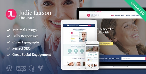 Life Coach and Psychologist Personal v1.9.1 WordPress Theme