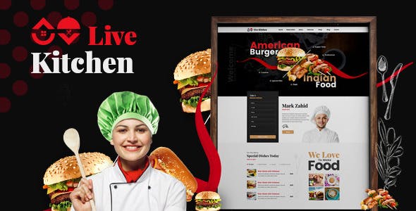 Livekitchen v2.1 | Restaurant Cafe WordPress Theme