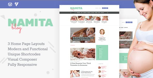 Mamita v1.0.1 | Pregnancy &amp; Maternity Blog WordPress Theme