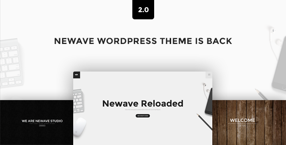 Newave v2.3 &#8211; WordPress Responsive One Page Parallax
