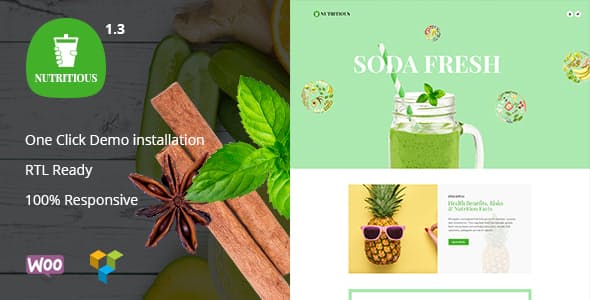 Nutritious v1.3 &#8211; Organic food Drink WooCommerce Theme