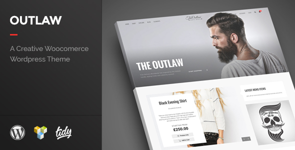 Outlaw v1.0.0 &#8211; Stylish WooCommerce WordPress Theme