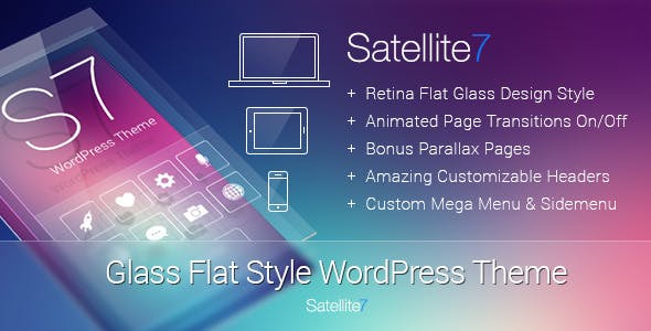 Satellite7 v3.0.5 &#8211; Retina Multi-Purpose WordPress Theme