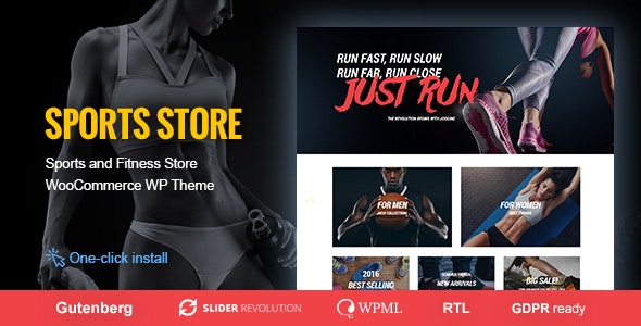 Sports Store v1.0.8 – Sports Clothes &amp; Fitness Equipment Store WP Theme