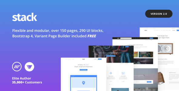 Stack v2.0.6 &#8211; Multi Purpose HTML with Page Builder
