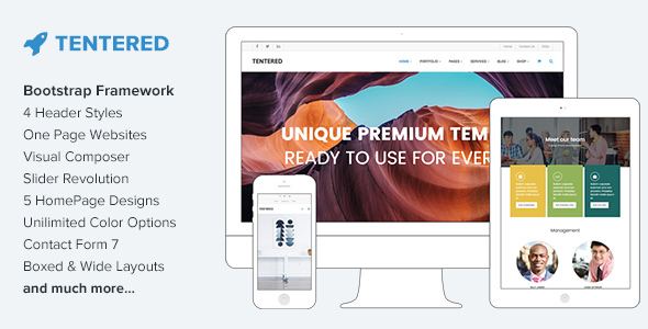 Tentered v1.6.0 &#8211; Multi Purpose WordPress Theme