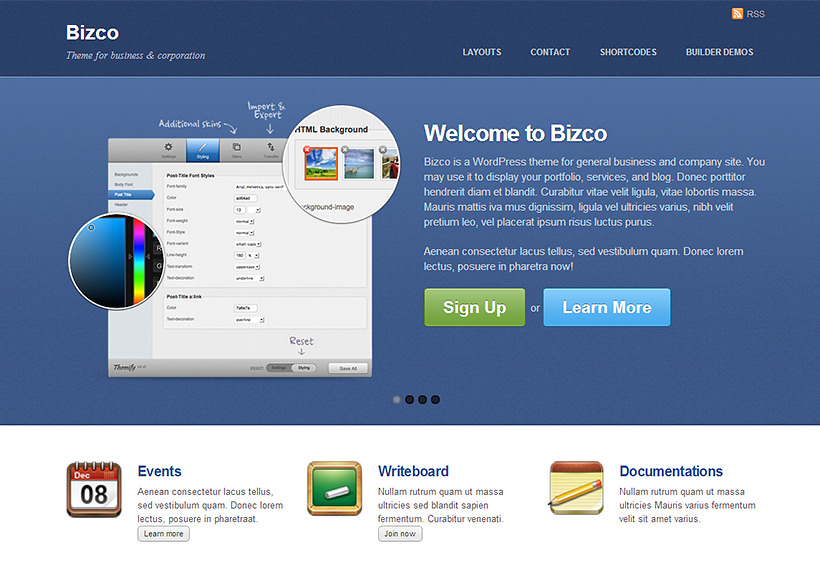 Themify Bizco WordPress Theme v2.3.2