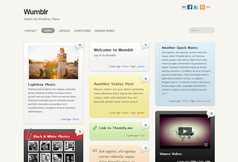 Themify Wumblr WordPress Theme v2.3.9