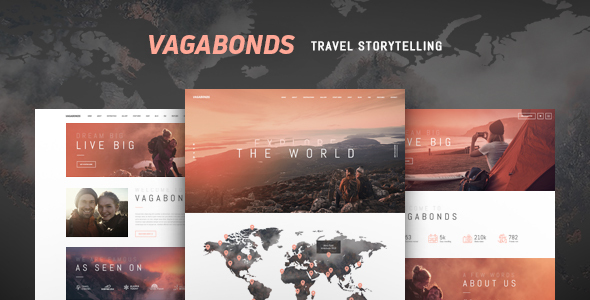 Vagabonds v1.0.2 &#8211; Personal Travel &amp; Lifestyle Blog Theme