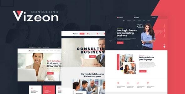 Vizeon v1.0.0 &#8211; Business Consulting WordPress Themes