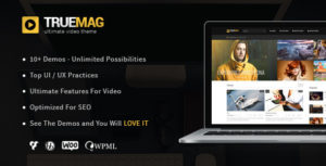True Mag &#8211; WordPress Theme for Video and Magazine v4.3.5 nulled