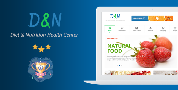 Diet &amp; Nutrition Health Center v3.0 &#8211; WordPress Theme