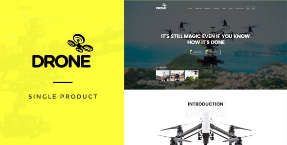 Drone v1.16 &#8211; Single Product WordPress Theme
