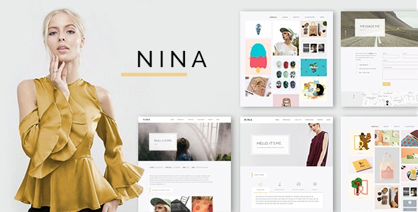 Nina v1.0.2 &#8211; A Minimal and Creative Portfolio WordPress Theme