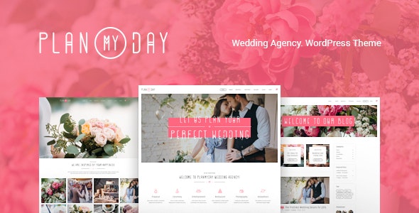 Plan My Day v1.1.4 | Wedding / Event Planning Agency WordPress Theme