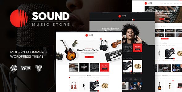 Sound v1.5 | Musical Instruments Online Store WordPress Theme