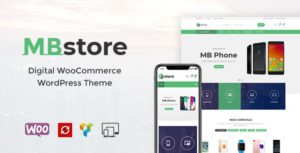 MBStore &#8211; Digital WooCommerce WordPress Theme v1.8 nulled